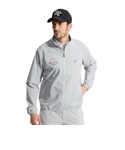 マンシングウエア(MUNSINGWEAR)ゴルフウェア はっ水ストレッチディタッチャブルブルゾン MG6SJK33M GY00