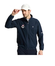 マンシングウエア(MUNSINGWEAR)ゴルフウェア はっ水ストレッチディタッチャブルブルゾン MG6SJK33M NV00