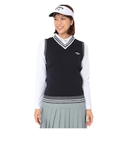 キャロウェイ（CALLAWAY）ゴルフウェア リブ編み Vネックニットベスト C26119200-1120