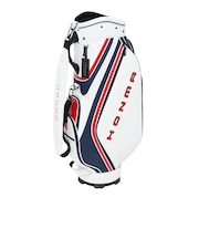 本間ゴルフ(HONMA)ゴルフ カート式 キャディバッグ 9型 5分割 CB12604 WH/NV