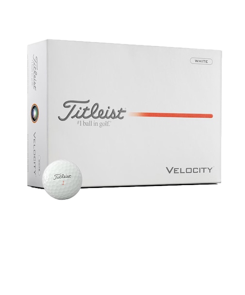 タイトリスト（TITLEIST）ゴルフボール VELOCITY T8027S-J ダース(12個入り)