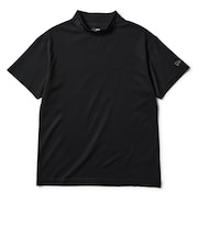 ニューエラ(NEW ERA)ゴルフウェア 吸汗速乾 半袖 ミッドネック Tシャツ 鹿の子 ジャガードロゴ 14859874