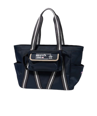 マンシングウエア（MUNSINGWEAR）ゴルフ ナイロンツイル ジャカードテープ トートバッグ MG6STT01M NV00
