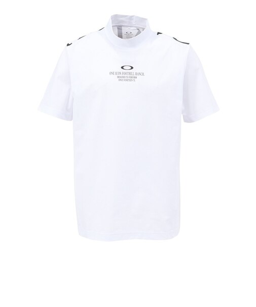 オークリー（OAKLEY）ゴルフウェア 吸汗速乾 SYNC PACK SCAPULA モックネック 半袖Tシャツ FOA409094-100
