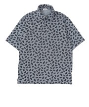 ゴルフウェア リーフプリント半袖Tシャツ 21-2261341-94