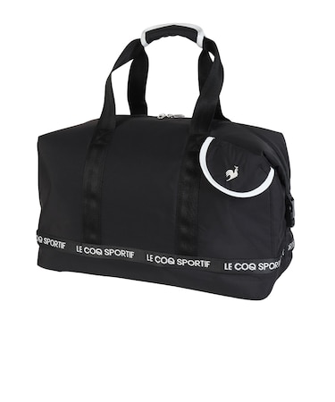 ルコックスポルティフ（lecoqsportif）ゴルフ フラップポケットデザインボストンバッグ 背面シューズポケット付き LG5FBB01L BK00
