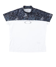 オークリー(OAKLEY)ゴルフウェア 吸汗速乾 半袖 ELEVATE SPOTTED モックネックシャツ FOA500925-00G