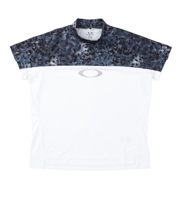 オークリー（OAKLEY）ゴルフウェア 吸汗速乾 半袖 ELEVATE SPOTTED モックネックシャツ FOA500925-00G