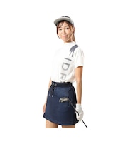 フィドラ（FIDRA）ゴルフウェア 吸汗速乾 モックネック レディース 半袖シャツ FD5VUG20 WHT
