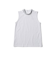 ニューエラ(NEW ERA)ゴルフウェア 吸汗速乾 ノースリーブ ミッドネック Tシャツ Jacquard ロゴ 14859885