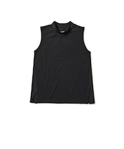 ニューエラ(NEW ERA)ゴルフウェア 吸汗速乾 ノースリーブ ミッドネック Tシャツ Jacquard ロゴ 14859886