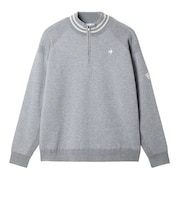 ルコックスポルティフ(lecoqsportif)ゴルフウェア 防風 長袖 ハーフジップセーター LG5FST81M GY00