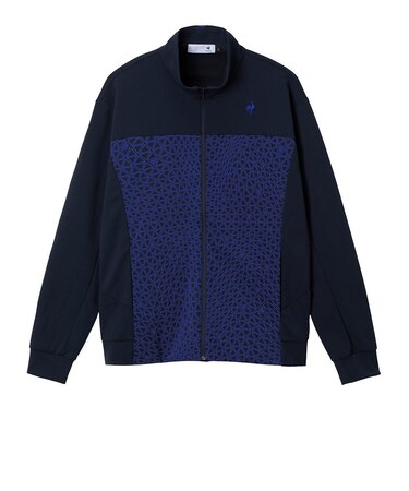 ルコックスポルティフ（lecoqsportif）ゴルフウェア 防風 ハイブリッド 長袖ミドラー LG5FSW00M NV00