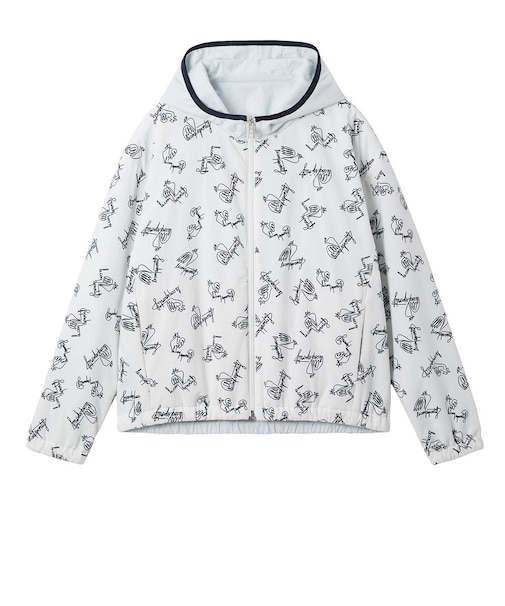 ルコックスポルティフ（lecoqsportif）ゴルフウェア アウター 防風保温 リバーシブル ブルゾン LG5FWB02L WH00