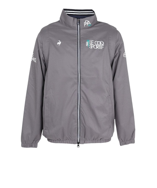ルコックスポルティフ（lecoqsportif）ゴルフウェア アウター 保温 袖取り外し可能 ヒートナビ2WAYブルゾン LG5FWB00M GY00