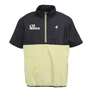 ルコックスポルティフ（lecoqsportif）ゴルフウェア アウター 蓄熱保温 防風 中綿入り 半袖ブルゾン LG5FWBC0M BK00