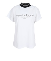 ニューバランス(new balance)ゴルフウェア 吸汗速乾 半袖 モックネックシャツ 012-6166506-030