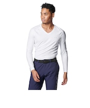 アンダーアーマー(UNDER ARMOUR)ゴルフウェア アイソチル フィッティド ロングスリーブ Vネックシャツ 1384824 100