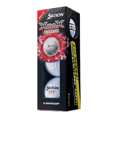 XmaX ゴルフボール 3ケ SN WHT 3ケ スリーブ(3個入り)