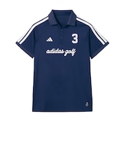 アディダス(adidas)ゴルフウェア 接触冷感 ワーディング 半袖シャツ OGH92-KM0867 NVY
