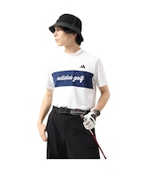 アディダス（adidas）ゴルフウェア 接触冷感 モックネック 半袖 メンズ カラーブロック シャツ OGH94-KM0876 W