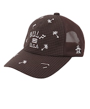 マンシングウエア(MUNSINGWEAR)ゴルフ クーリング 飛び柄 キャップ MG6SCP07M BW00