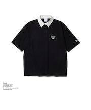ニューエラ(NEW ERA)ゴルフウェア 吸汗速乾 半袖ラグビーシャツ ビンテージピーナッツ 14865849