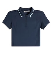 ジェイリンドバーグ(J.LINDEBERG)ゴルフウェア ハーフジップ Naomi Cropped 半袖ポロシャツ 072-25440-26SS-098