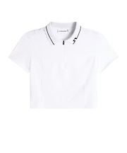 ジェイリンドバーグ(J.LINDEBERG)ゴルフウェア ハーフジップ Naomi Cropped 半袖ポロシャツ 072-25440-26SS-004