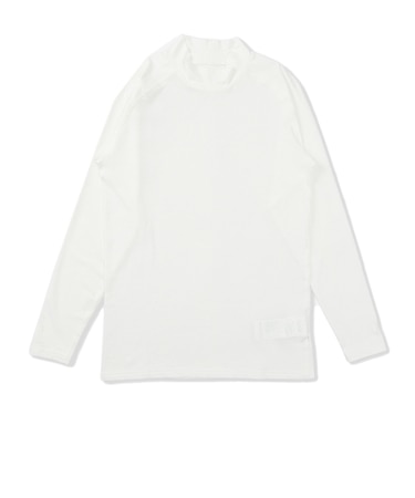 ハーレー（HURLEY）ゴルフ PHANTOM ポリプロピレン コールドメッシュ インナー モック ロングスリーブシャツ 長袖 MGIW26110P-WHT