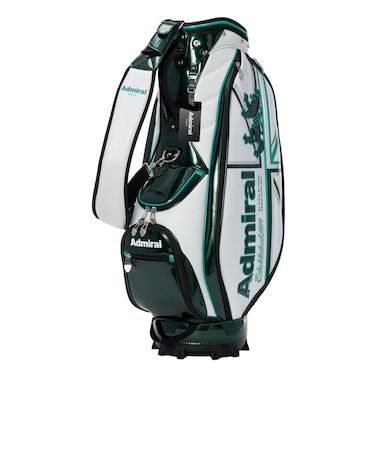 アドミラル ゴルフ（Admiral GOLF）ゴルフ カート式 キャディバッグ UJスポーツ 9型 5分割 ADMG6AC5-WHT