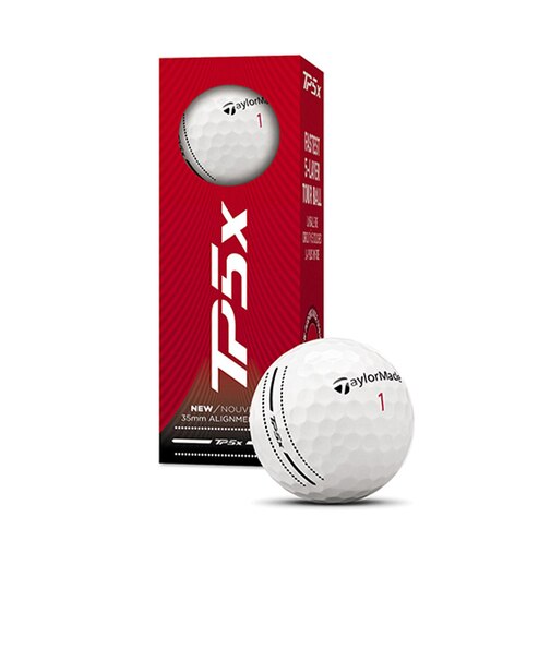 テーラーメイド（TAYLORMADE）ゴルフボール TP5x PerfStripe 6bp 1/2ダース(6個入り)