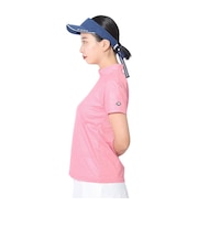 フィドラ(FIDRA)ゴルフウェア 半袖 モックネックシャツ FD5RUG06 PNK