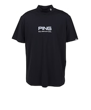 ピン(PING)ゴルフウェア 吸汗速乾 接触冷感 半袖ハイネックシャツ 621-6267705-010