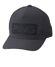 ピン(PING)ゴルフ パンチングメッシュ ツアーキャップ HW-T2501 D.GRY 38205