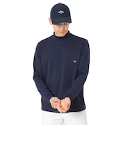 キャロウェイ(CALLAWAY)ゴルフウェア タックリバー バックロゴプリント 長袖モックネックシャツ C26233102-1120