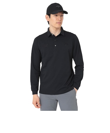 キャロウェイ（CALLAWAY）ゴルフウェア ビッグカノコ 長袖ポロシャツ C26233100-1010