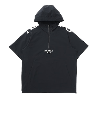 オークリー（OAKLEY）ゴルフウェア 撥水 防風 アウター 半袖 フーディ ジャケット FOA409528-021