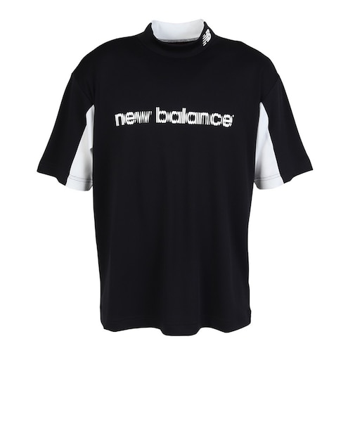 ニューバランス（new balance）ゴルフウェア 超速乾 半袖モックネック プルオーバー 012-6266001-010