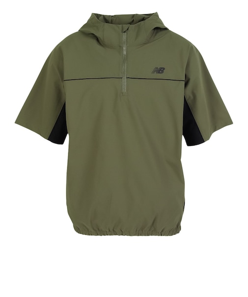 ニューバランス（new balance）ゴルフウェア アウター 半袖 ハーフジップ プルオーバー フーディ 012-6221001-181