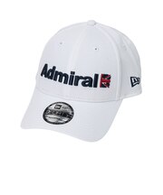 アドミラル ゴルフ（Admiral GOLF）帽子 ニューエラコラボ ベーシック キャップ ADMB6B04-WHT