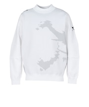 オークリー(OAKLEY)ゴルフウェア 吸汗速乾 遮熱 SKULL BOLD SWEATER 長袖モックネックシャツ FOA409544-100