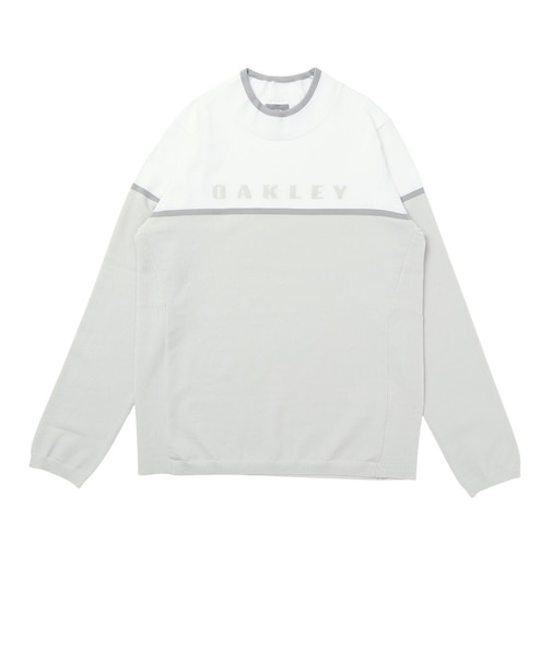 オークリー（OAKLEY）ゴルフウェア 吸汗速乾 接触冷感 ストレッチ ELEVATE 長袖モックセーター FOA500997-20K