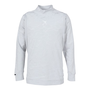 オークリー（OAKLEY）ゴルフウェア 吸汗速乾 温度調整 SKULL EQUILI 長袖モックネックシャツ FOA409538-20K