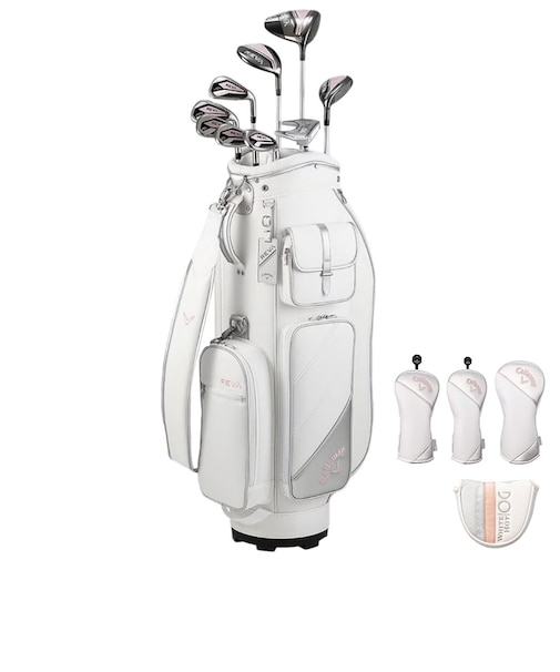キャロウェイ（CALLAWAY）REVA フルセット 9本(1W、4W、5H、7I～9I、PW、SW、PT)オリジナルカーボンシャフト