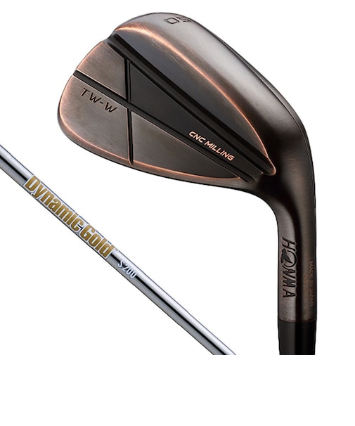 本間ゴルフ（HONMA）ツアーワールド TW-W カッパーメッキ ウェッジ(5008I、ロフト50度)Dynamic Gold HT
