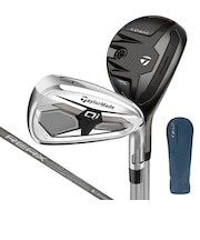 テーラーメイド(TAYLORMADE)Qi MAX LITE アイアン レスキュー コンボセット 6本(6H 7I~9I PW AW)REAX 45