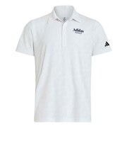 アディダス(adidas)ゴルフウェア 吸汗速乾 CHIP ジャガード 半袖ポロシャツ OGH78-KM0774 WH