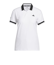 アディダス(adidas)ゴルフウェア クライマクール フラットニットカラー半袖ポロシャツ CT770-KG0140 WH