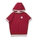 ルコックスポルティフ（lecoqsportif）ゴルフウェア 吸汗 半袖スウェット フーディ LG6FSW80L RD00